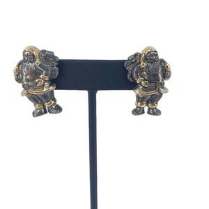 Santa Earrings for Pierced Ears